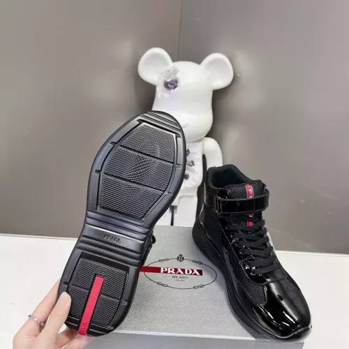 Cheap Prada High Top Shoes For Men #1285561 Replica Wholesale [$122.00 USD] [ITEM#1285561] on Replica Prada High Top Shoes