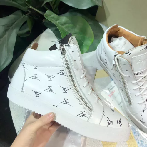 Cheap Giuseppe Zanotti High Tops Shoes For Women #1285577 Replica Wholesale [$98.00 USD] [ITEM#1285577] on Replica Giuseppe Zanotti High Tops Shoes