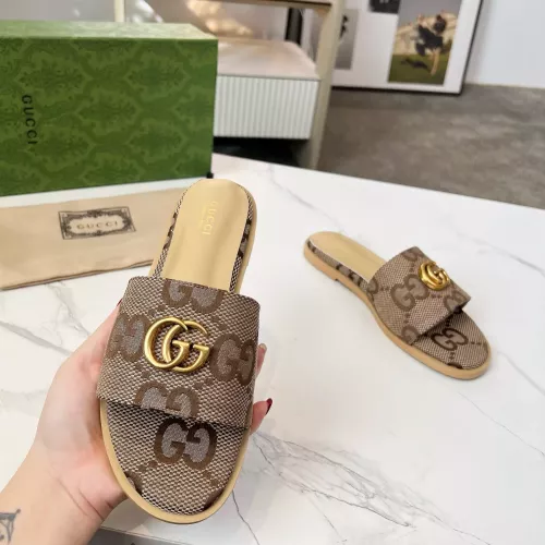 Cheap Gucci Slippers For Women #1285597 Replica Wholesale [$82.00 USD] [ITEM#1285597] on Replica Gucci Slippers