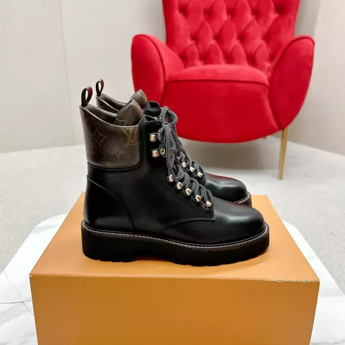 Cheap Louis Vuitton Boots For Women #1285642 Replica Wholesale [$135.00 USD] [ITEM#1285642] on Replica Louis Vuitton Boots