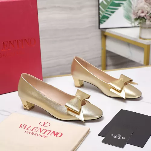 Cheap Valentino High-Heeled Shoes For Women #1285665 Replica Wholesale [$112.00 USD] [ITEM#1285665] on Replica Valentino High-Heeled Shoes