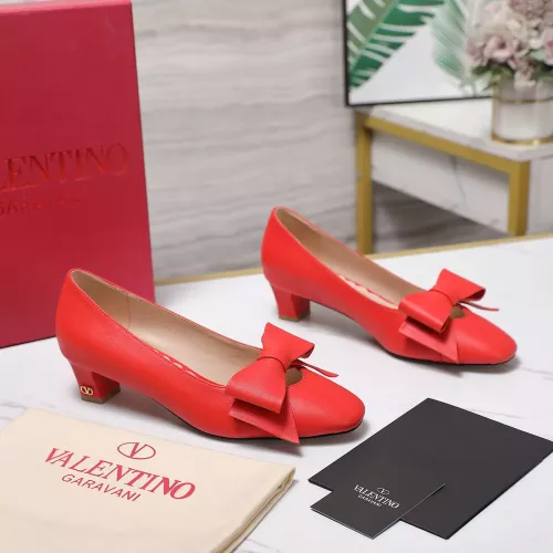 Cheap Valentino High-Heeled Shoes For Women #1285672 Replica Wholesale [$112.00 USD] [ITEM#1285672] on Replica Valentino High-Heeled Shoes