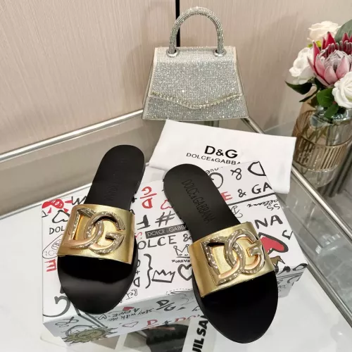 Cheap Dolce &amp; Gabbana D&amp;G Slippers For Women #1285845 Replica Wholesale [$68.00 USD] [ITEM#1285845] on Replica Dolce &amp; Gabbana D&amp;G Slippers