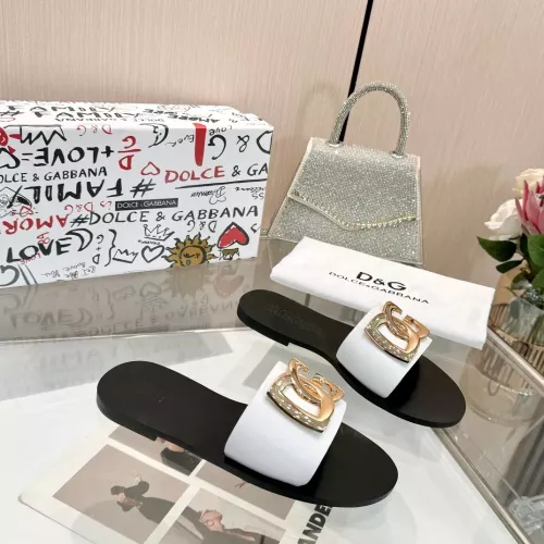 Cheap Dolce &amp; Gabbana D&amp;G Slippers For Women #1285847 Replica Wholesale [$68.00 USD] [ITEM#1285847] on Replica Dolce &amp; Gabbana D&amp;G Slippers