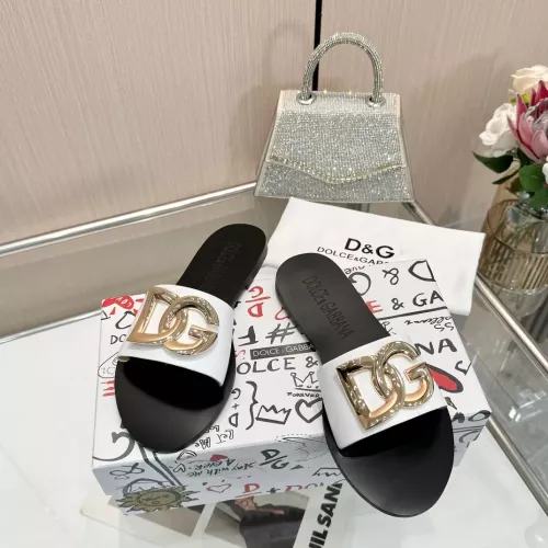 Cheap Dolce &amp; Gabbana D&amp;G Slippers For Women #1285847 Replica Wholesale [$68.00 USD] [ITEM#1285847] on Replica Dolce &amp; Gabbana D&amp;G Slippers