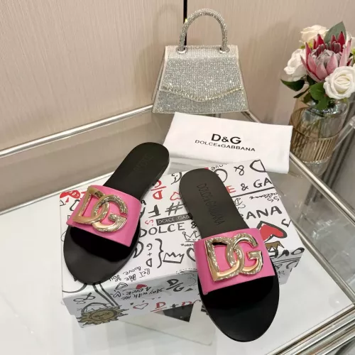 Cheap Dolce &amp; Gabbana D&amp;G Slippers For Women #1285853 Replica Wholesale [$68.00 USD] [ITEM#1285853] on Replica Dolce &amp; Gabbana D&amp;G Slippers