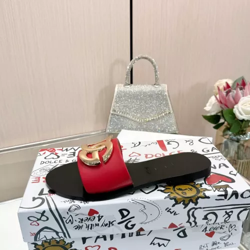 Cheap Dolce &amp; Gabbana D&amp;G Slippers For Women #1285856 Replica Wholesale [$68.00 USD] [ITEM#1285856] on Replica Dolce &amp; Gabbana D&amp;G Slippers