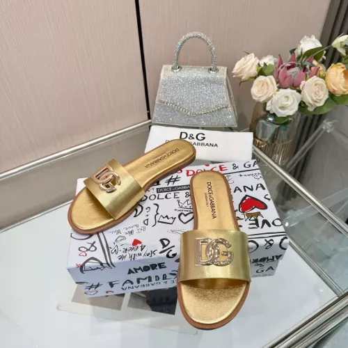 Cheap Dolce &amp; Gabbana D&amp;G Slippers For Women #1285861 Replica Wholesale [$72.00 USD] [ITEM#1285861] on Replica Dolce &amp; Gabbana D&amp;G Slippers