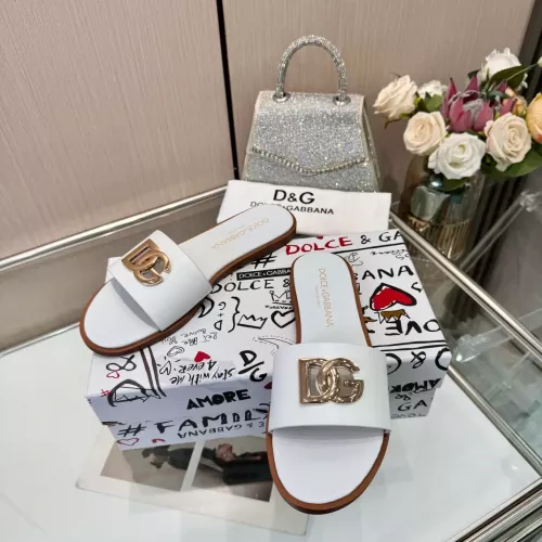 Cheap Dolce &amp; Gabbana D&amp;G Slippers For Women #1285862 Replica Wholesale [$72.00 USD] [ITEM#1285862] on Replica Dolce &amp; Gabbana D&amp;G Slippers