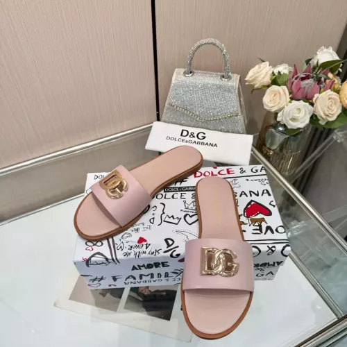 Cheap Dolce &amp; Gabbana D&amp;G Slippers For Women #1285863 Replica Wholesale [$72.00 USD] [ITEM#1285863] on Replica Dolce &amp; Gabbana D&amp;G Slippers