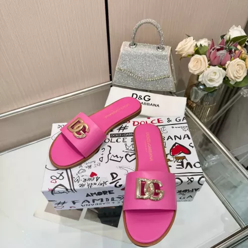 Cheap Dolce &amp; Gabbana D&amp;G Slippers For Women #1285864 Replica Wholesale [$72.00 USD] [ITEM#1285864] on Replica Dolce &amp; Gabbana D&amp;G Slippers