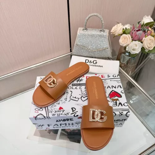 Cheap Dolce &amp; Gabbana D&amp;G Slippers For Women #1285868 Replica Wholesale [$72.00 USD] [ITEM#1285868] on Replica Dolce &amp; Gabbana D&amp;G Slippers