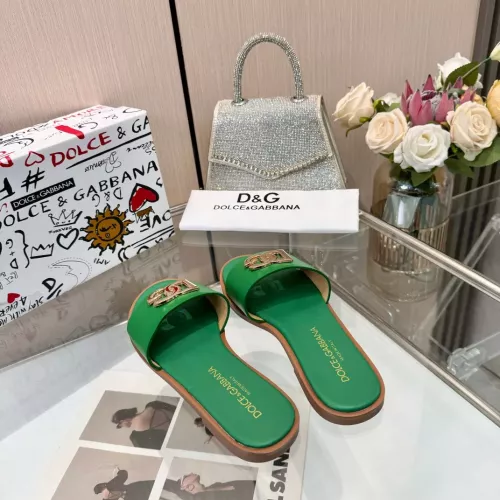 Cheap Dolce &amp; Gabbana D&amp;G Slippers For Women #1285869 Replica Wholesale [$72.00 USD] [ITEM#1285869] on Replica Dolce &amp; Gabbana D&amp;G Slippers