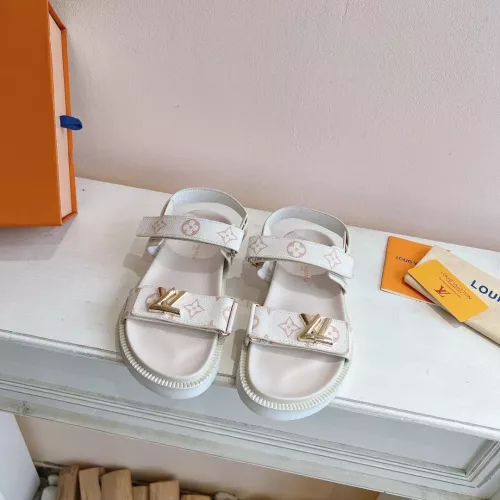 Cheap Louis Vuitton Sandal For Women #1285872 Replica Wholesale [$85.00 USD] [ITEM#1285872] on Replica Louis Vuitton Sandal