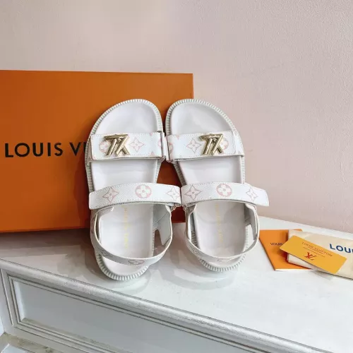 Cheap Louis Vuitton Sandal For Women #1285872 Replica Wholesale [$85.00 USD] [ITEM#1285872] on Replica Louis Vuitton Sandal