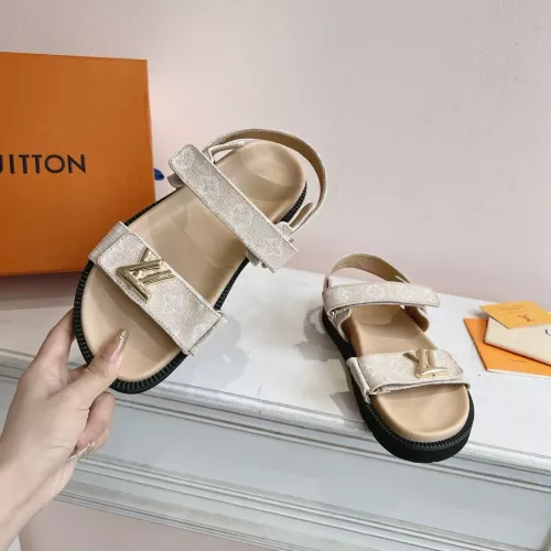 Cheap Louis Vuitton Sandal For Women #1285873 Replica Wholesale [$85.00 USD] [ITEM#1285873] on Replica Louis Vuitton Sandal