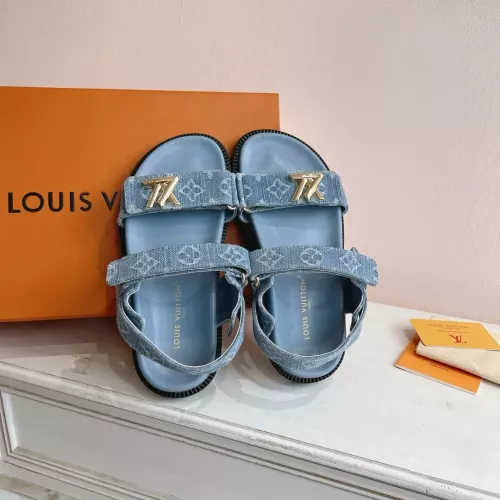 Cheap Louis Vuitton Sandal For Women #1285874 Replica Wholesale [$85.00 USD] [ITEM#1285874] on Replica Louis Vuitton Sandal