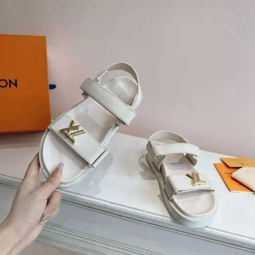 Cheap Louis Vuitton Sandal For Women #1285876 Replica Wholesale [$85.00 USD] [ITEM#1285876] on Replica Louis Vuitton Sandal