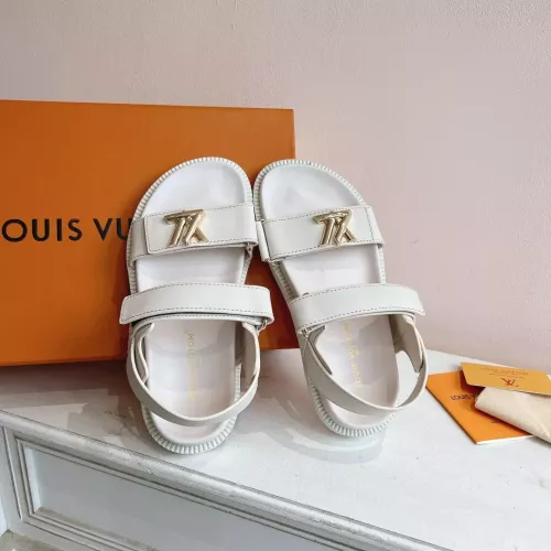 Cheap Louis Vuitton Sandal For Women #1285876 Replica Wholesale [$85.00 USD] [ITEM#1285876] on Replica Louis Vuitton Sandal