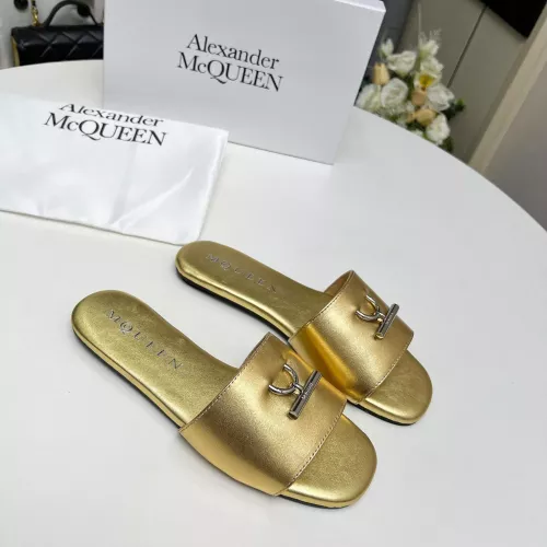 Cheap Alexander McQueen Slippers For Women #1285905 Replica Wholesale [$72.00 USD] [ITEM#1285905] on Replica Alexander McQueen Slippers