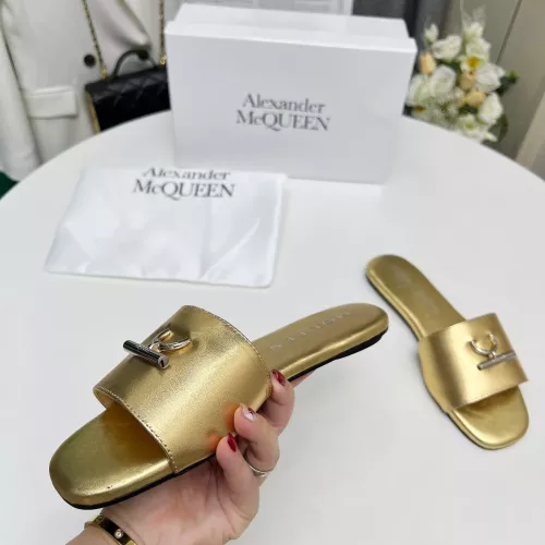 Cheap Alexander McQueen Slippers For Women #1285905 Replica Wholesale [$72.00 USD] [ITEM#1285905] on Replica Alexander McQueen Slippers