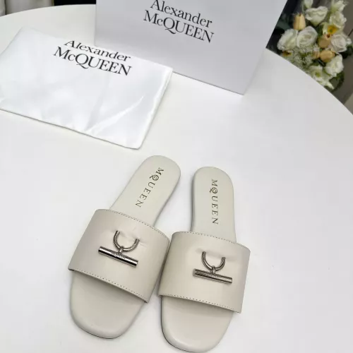 Cheap Alexander McQueen Slippers For Women #1285907 Replica Wholesale [$72.00 USD] [ITEM#1285907] on Replica Alexander McQueen Slippers