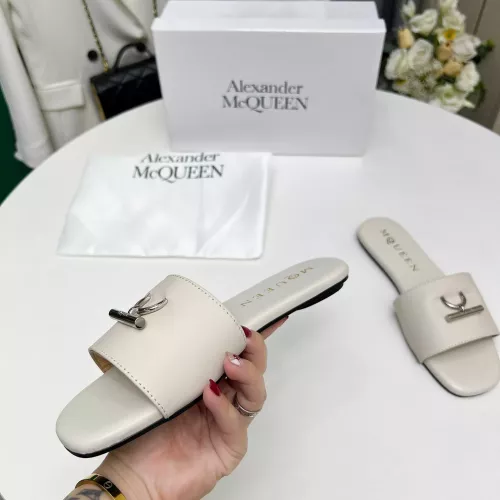 Cheap Alexander McQueen Slippers For Women #1285907 Replica Wholesale [$72.00 USD] [ITEM#1285907] on Replica Alexander McQueen Slippers