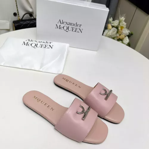 Cheap Alexander McQueen Slippers For Women #1285908 Replica Wholesale [$72.00 USD] [ITEM#1285908] on Replica Alexander McQueen Slippers