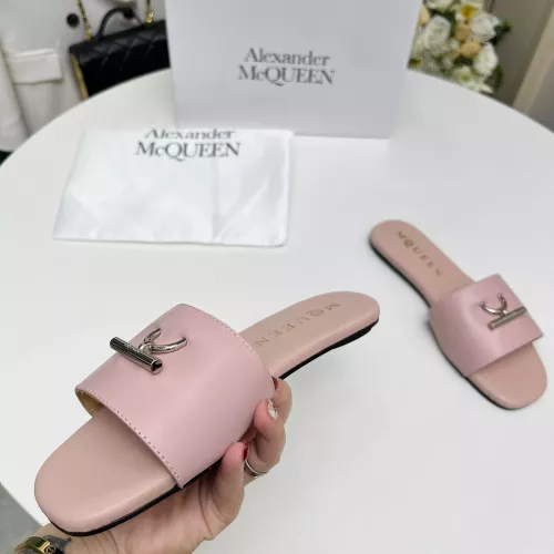 Cheap Alexander McQueen Slippers For Women #1285908 Replica Wholesale [$72.00 USD] [ITEM#1285908] on Replica Alexander McQueen Slippers