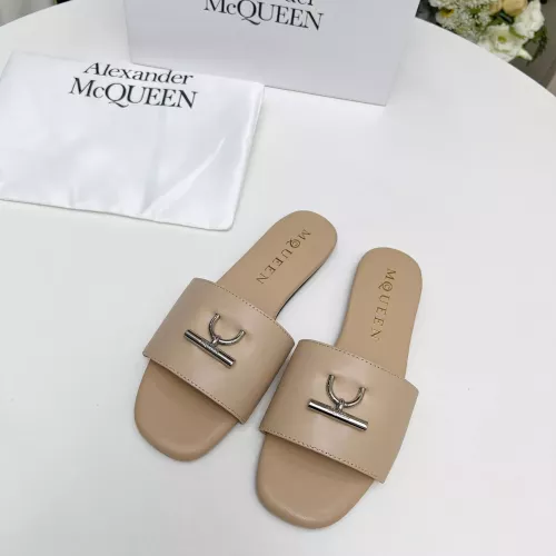 Cheap Alexander McQueen Slippers For Women #1285909 Replica Wholesale [$72.00 USD] [ITEM#1285909] on Replica Alexander McQueen Slippers