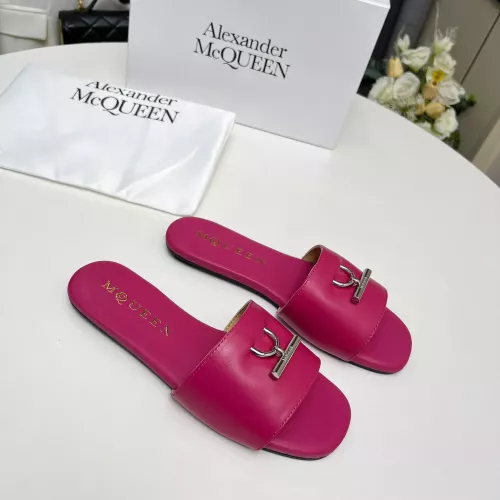 Cheap Alexander McQueen Slippers For Women #1285910 Replica Wholesale [$72.00 USD] [ITEM#1285910] on Replica Alexander McQueen Slippers