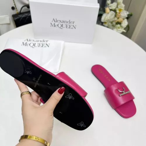 Cheap Alexander McQueen Slippers For Women #1285910 Replica Wholesale [$72.00 USD] [ITEM#1285910] on Replica Alexander McQueen Slippers