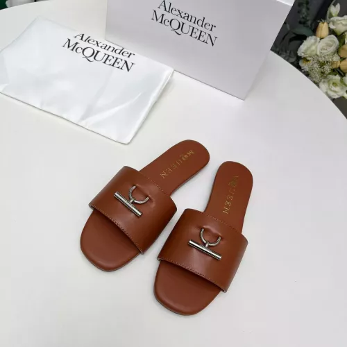 Cheap Alexander McQueen Slippers For Women #1285912 Replica Wholesale [$72.00 USD] [ITEM#1285912] on Replica Alexander McQueen Slippers