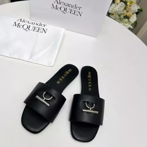 Cheap Alexander McQueen Slippers For Women #1285913 Replica Wholesale [$72.00 USD] [ITEM#1285913] on Replica Alexander McQueen Slippers