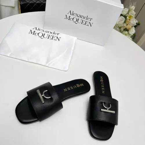 Cheap Alexander McQueen Slippers For Women #1285913 Replica Wholesale [$72.00 USD] [ITEM#1285913] on Replica Alexander McQueen Slippers