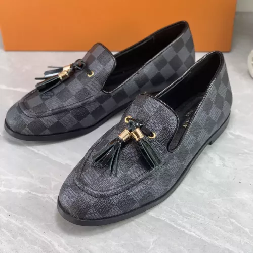 Cheap Louis Vuitton LV Oxfords Shoes For Women #1285926 Replica Wholesale [$82.00 USD] [ITEM#1285926] on Replica Louis Vuitton LV Oxfords Shoes