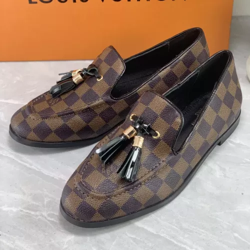 Cheap Louis Vuitton LV Oxfords Shoes For Women #1285929 Replica Wholesale [$82.00 USD] [ITEM#1285929] on Replica Louis Vuitton LV Oxfords Shoes