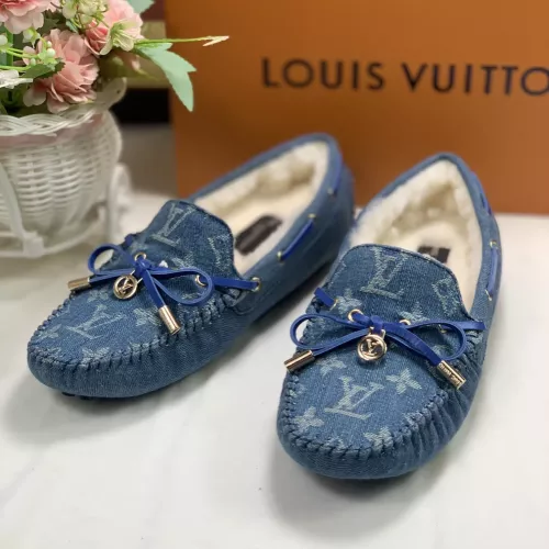 Cheap Louis Vuitton LV Oxfords Shoes For Women #1285968 Replica Wholesale [$85.00 USD] [ITEM#1285968] on Replica Louis Vuitton LV Oxfords Shoes