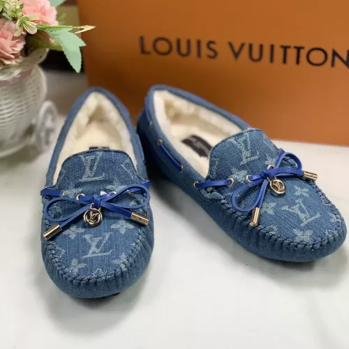 Cheap Louis Vuitton LV Oxfords Shoes For Women #1285968 Replica Wholesale [$85.00 USD] [ITEM#1285968] on Replica Louis Vuitton LV Oxfords Shoes