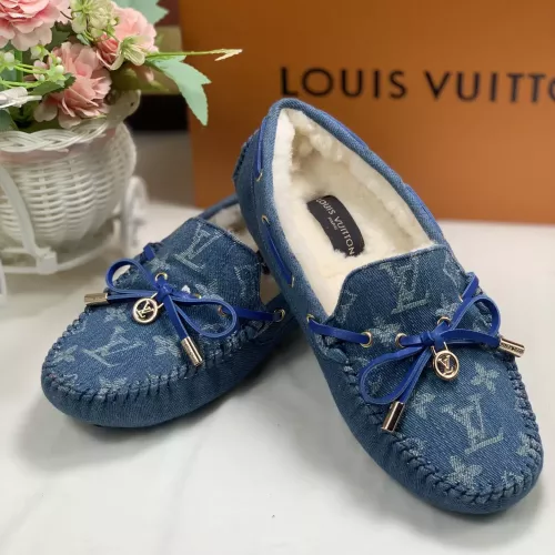 Cheap Louis Vuitton LV Oxfords Shoes For Women #1285968 Replica Wholesale [$85.00 USD] [ITEM#1285968] on Replica Louis Vuitton LV Oxfords Shoes