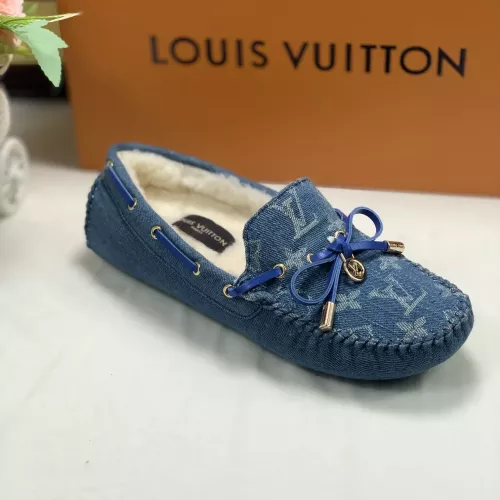 Cheap Louis Vuitton LV Oxfords Shoes For Women #1285968 Replica Wholesale [$85.00 USD] [ITEM#1285968] on Replica Louis Vuitton LV Oxfords Shoes