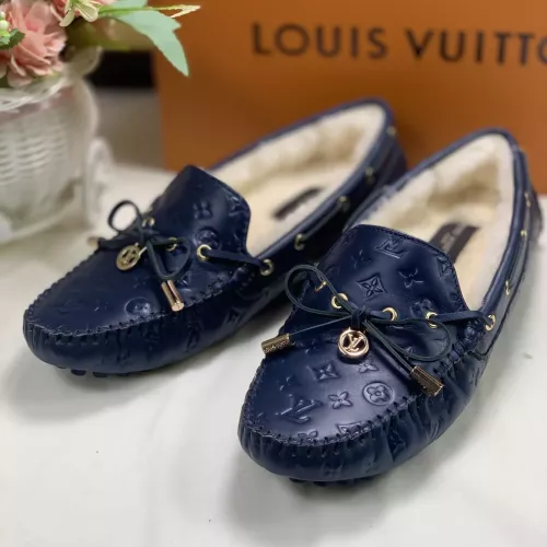 Cheap Louis Vuitton LV Oxfords Shoes For Women #1285970 Replica Wholesale [$85.00 USD] [ITEM#1285970] on Replica Louis Vuitton LV Oxfords Shoes