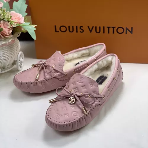 Cheap Louis Vuitton LV Oxfords Shoes For Women #1285971 Replica Wholesale [$85.00 USD] [ITEM#1285971] on Replica Louis Vuitton LV Oxfords Shoes