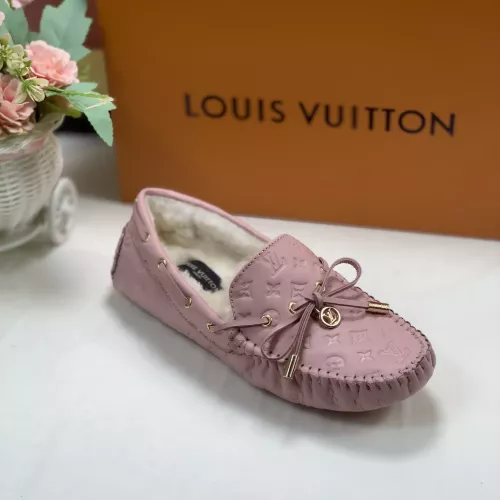 Cheap Louis Vuitton LV Oxfords Shoes For Women #1285971 Replica Wholesale [$85.00 USD] [ITEM#1285971] on Replica Louis Vuitton LV Oxfords Shoes