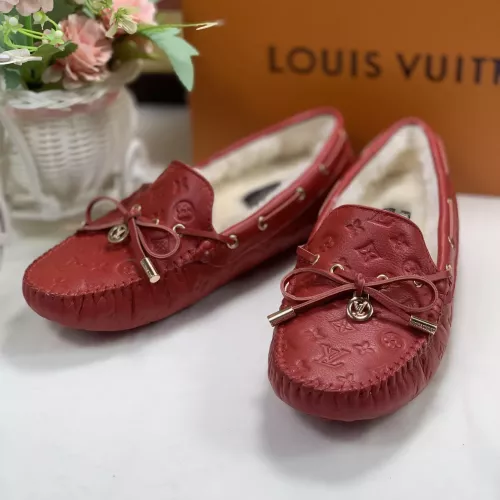 Cheap Louis Vuitton LV Oxfords Shoes For Women #1285972 Replica Wholesale [$85.00 USD] [ITEM#1285972] on Replica Louis Vuitton LV Oxfords Shoes