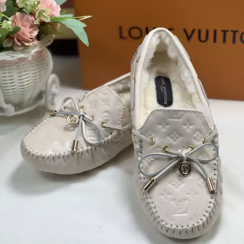 Cheap Louis Vuitton LV Oxfords Shoes For Women #1285978 Replica Wholesale [$85.00 USD] [ITEM#1285978] on Replica Louis Vuitton LV Oxfords Shoes