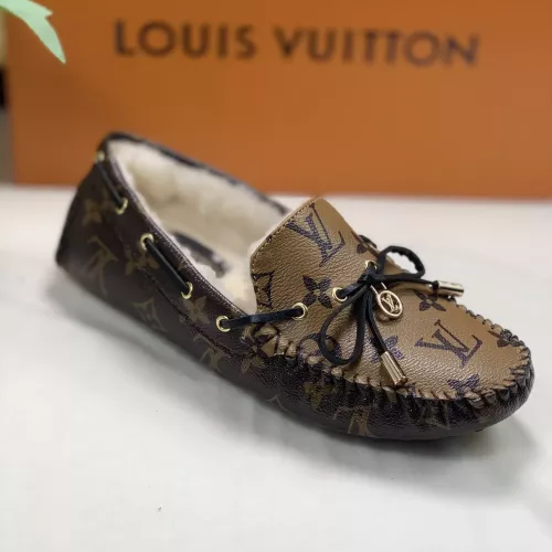 Cheap Louis Vuitton LV Oxfords Shoes For Women #1285980 Replica Wholesale [$85.00 USD] [ITEM#1285980] on Replica Louis Vuitton LV Oxfords Shoes