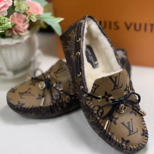 Cheap Louis Vuitton LV Oxfords Shoes For Women #1285980 Replica Wholesale [$85.00 USD] [ITEM#1285980] on Replica Louis Vuitton LV Oxfords Shoes