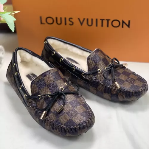 Cheap Louis Vuitton LV Oxfords Shoes For Women #1285981 Replica Wholesale [$85.00 USD] [ITEM#1285981] on Replica Louis Vuitton LV Oxfords Shoes