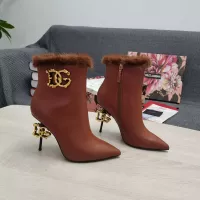 Cheap Dolce &amp; Gabbana D&amp;G Boots For Women #1275787 Replica Wholesale [$175.00 USD] [ITEM#1275787] on Replica Dolce &amp; Gabbana D&amp;G Boots